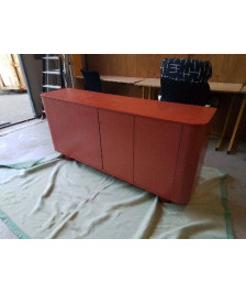 BUFFET DESIGN CONTEMPORAIN 4 PORTES BRIQUE REF: OVILRFR20262283049003-A-HJ