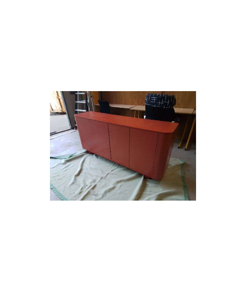 BUFFET DESIGN CONTEMPORAIN 4 PORTES BRIQUE REF: OVILRFR20262283049003-A-HJ