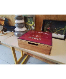 COFFRET DE RANGEMENT THE OU CAFÉ