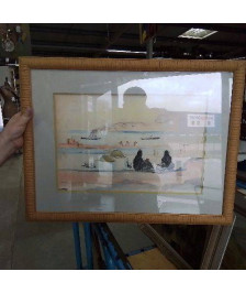 TABLEAU VUE SUR MER ATELIER MYRIAM DIERE