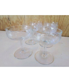 LOT DE 6 COUPES A CHAMPAGNE 