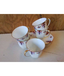 LOT DE 5 TASSES A CAFE