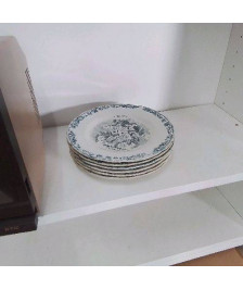 LOT 6 ASSIETTES PARLANTE 