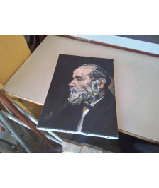 REPRO ACRYLIQUE SUR TOILE LE VIEIL HOMME A LA BARBE VINCENT VAN GOGH