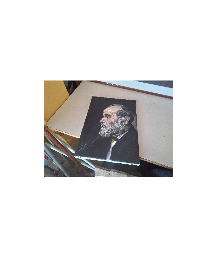 REPRO ACRYLIQUE SUR TOILE LE VIEIL HOMME A LA BARBE VINCENT VAN GOGH