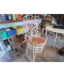 FAUTEUIL DE JARDIN EN ACIER 