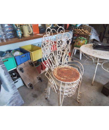 CHAISE DE JARDIN EN ACIER