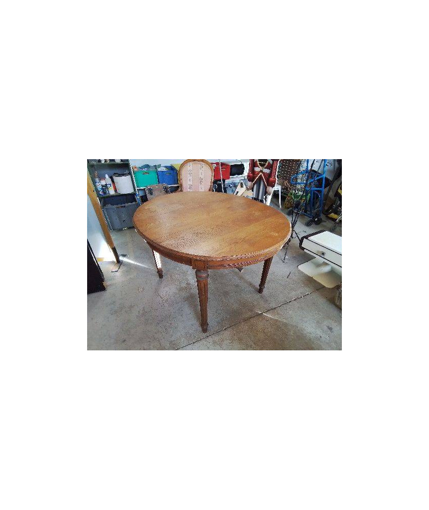 TABLE OVALE STYLE LOUIS XVI