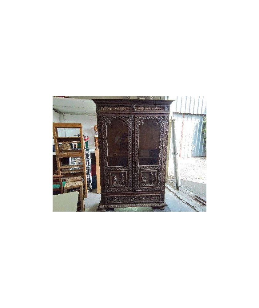 VITRINE BRETONNE XIX EME