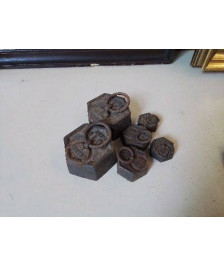 LOT DE 6 POIDS 