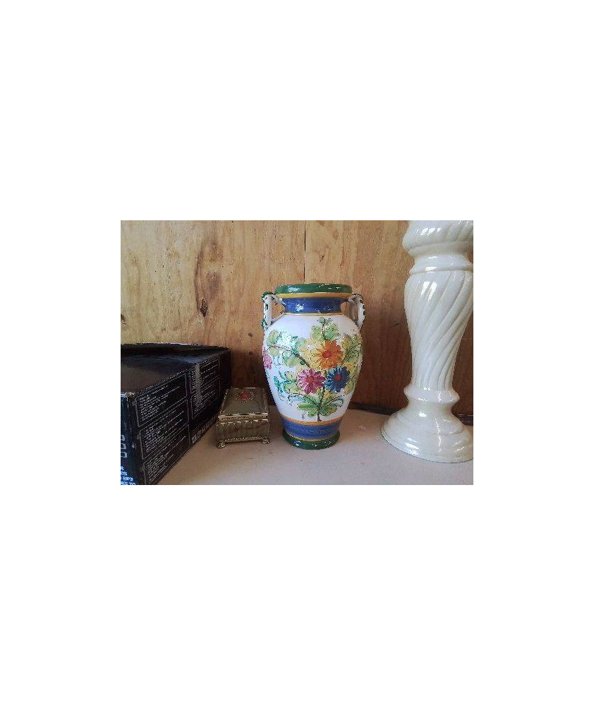 GRAND VASE MOTIF FLORAL 
