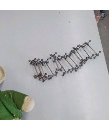 12 PORTE COUTEAUX METAL ARGENTÉ