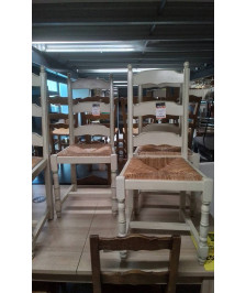 LOTE 4 CHAISES STYLE VALLBREGUES