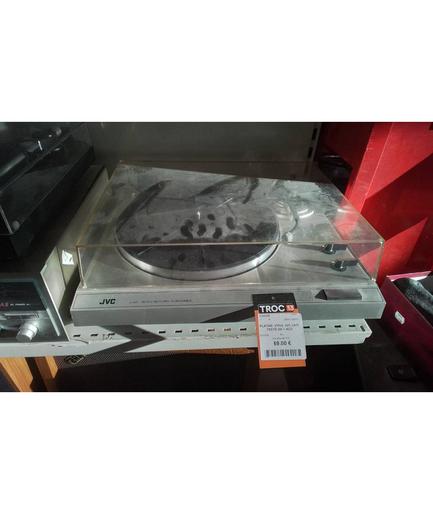 PLATINE  VYNIL JVC LA11 TESTE OK + ACC