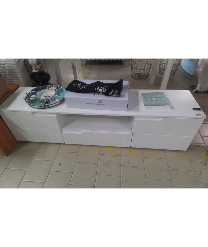 MEUBLE TV BLANC 