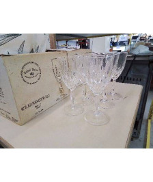 LOT DE 6 VERRES A VIN ROYAL TUDOR