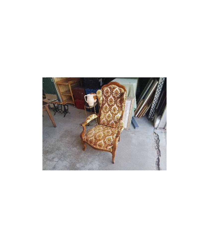 FAUTEUIL VOLTAIRE TAPISSÉE 