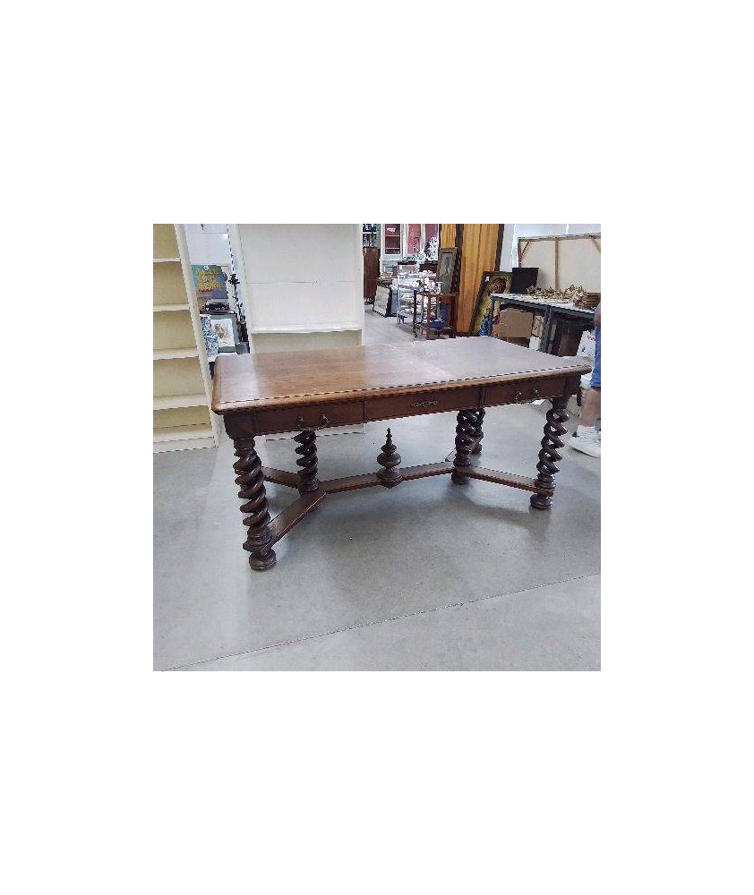 BUREAU DOUBLE FACE 3T PIED TOURNÉS 