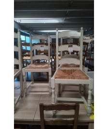 LOTE 4 CHAISES STYLE VALLBREGUES