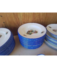 LOT DE 11 ASSIETTES CREUSES SALINS OPAQUE 