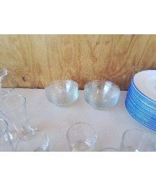 LOT DE 6 BOL EN PYREX