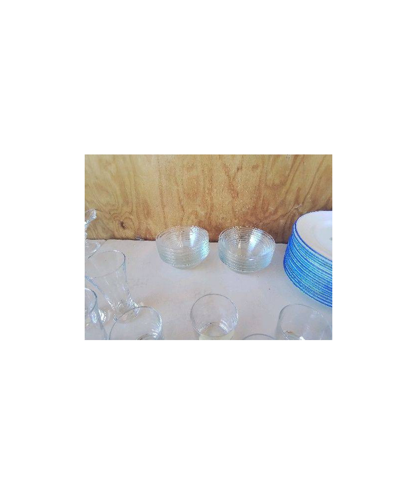 LOT DE 6 BOL EN PYREX