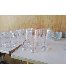 LOT DE 6 VERRE A JUS