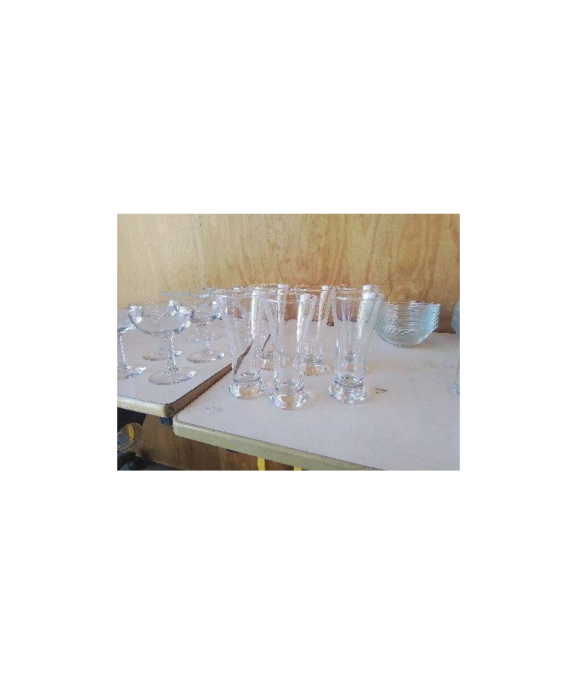 LOT DE 6 VERRE A JUS