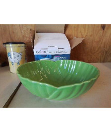 COUPE À FRUIT EN FORME DE FEUILLE 