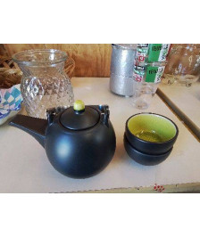 PETIT SERVICE À THÉ NOIR ET VERT 