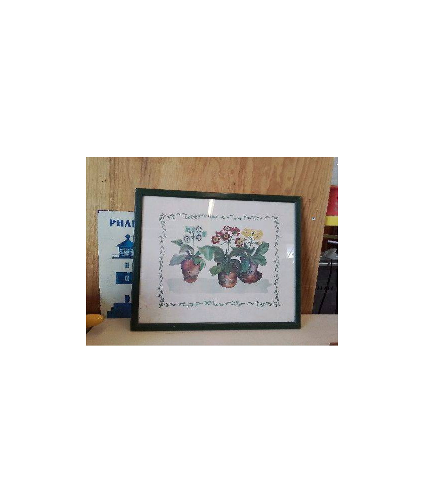 CADRE DÉCORATIF TRIO PLANTE 
