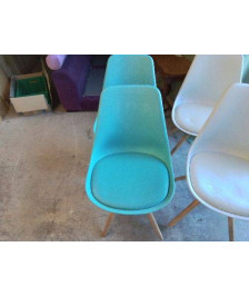 CHAISE MODERNE BLEU 