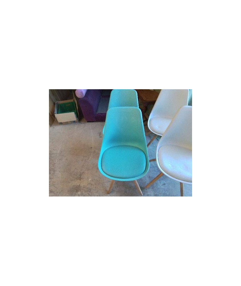 CHAISE MODERNE BLEU 