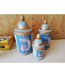 LOT DE 3 POTS GIGOGNES 