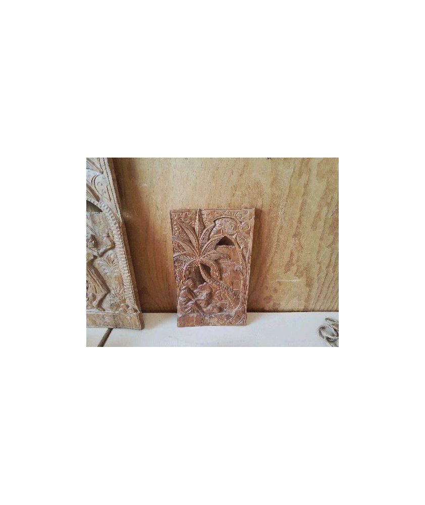 DECORATION MURALE SCULPTÉ EN BOIS MADAGASCAR 