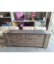 ENFILADE MODERNE GRISE 