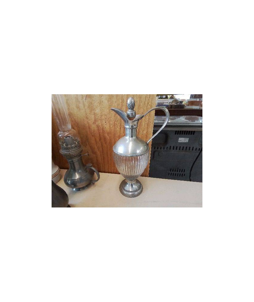 AIGUIERE ETAIN ET VERRE