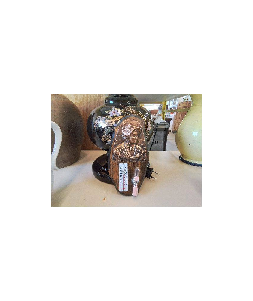 THERMOMÈTRE DECORATIF CUIVRÉ 