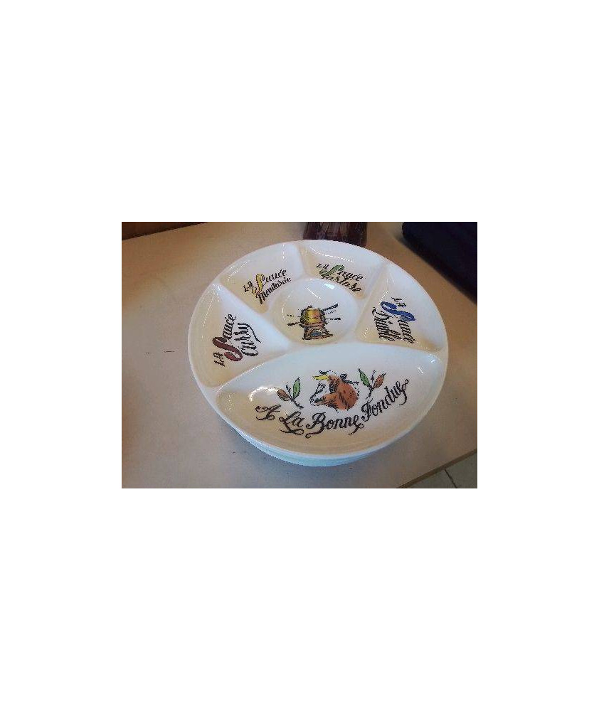 LOT 7 ASSIETTES A FONDU