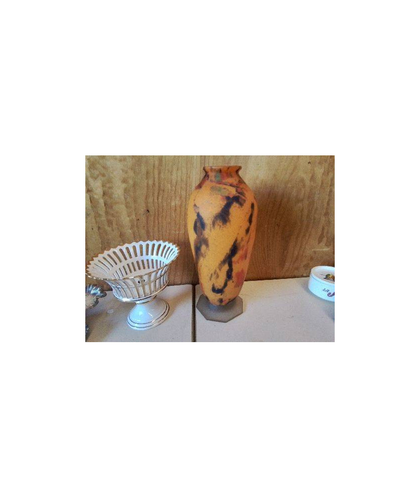VASE EN PATE DE VERRE