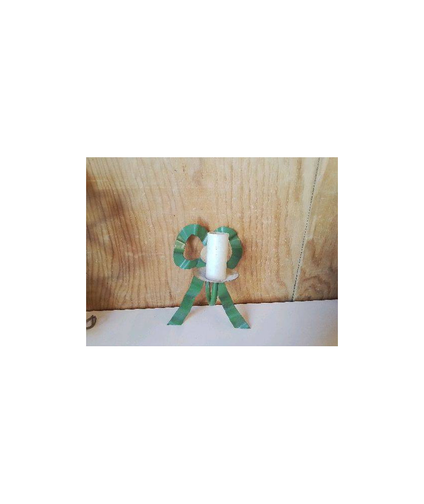 PETITE APPLIQUE BOUGEOIR NOEUD POUENA
