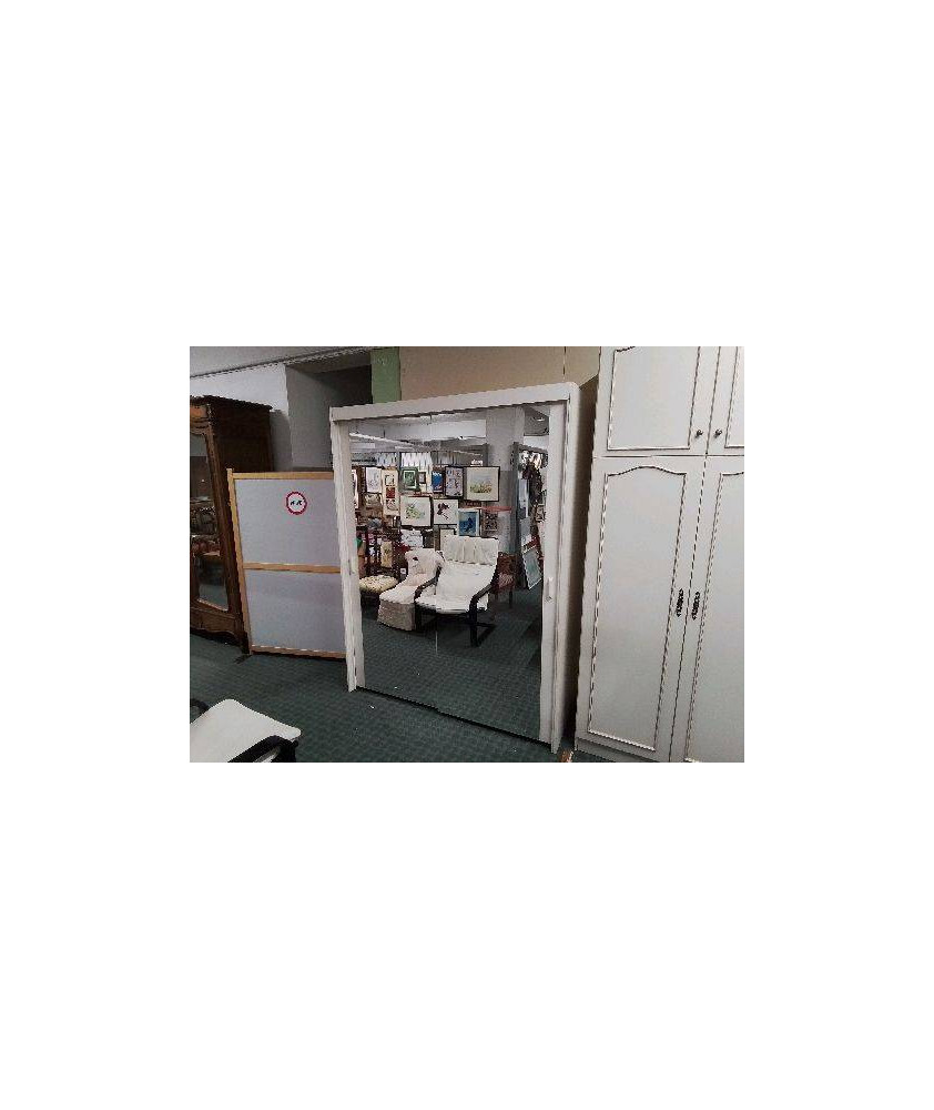ARMOIRE BLANCHE PORTE 