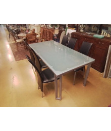 TABLE EN VERRE 180/90