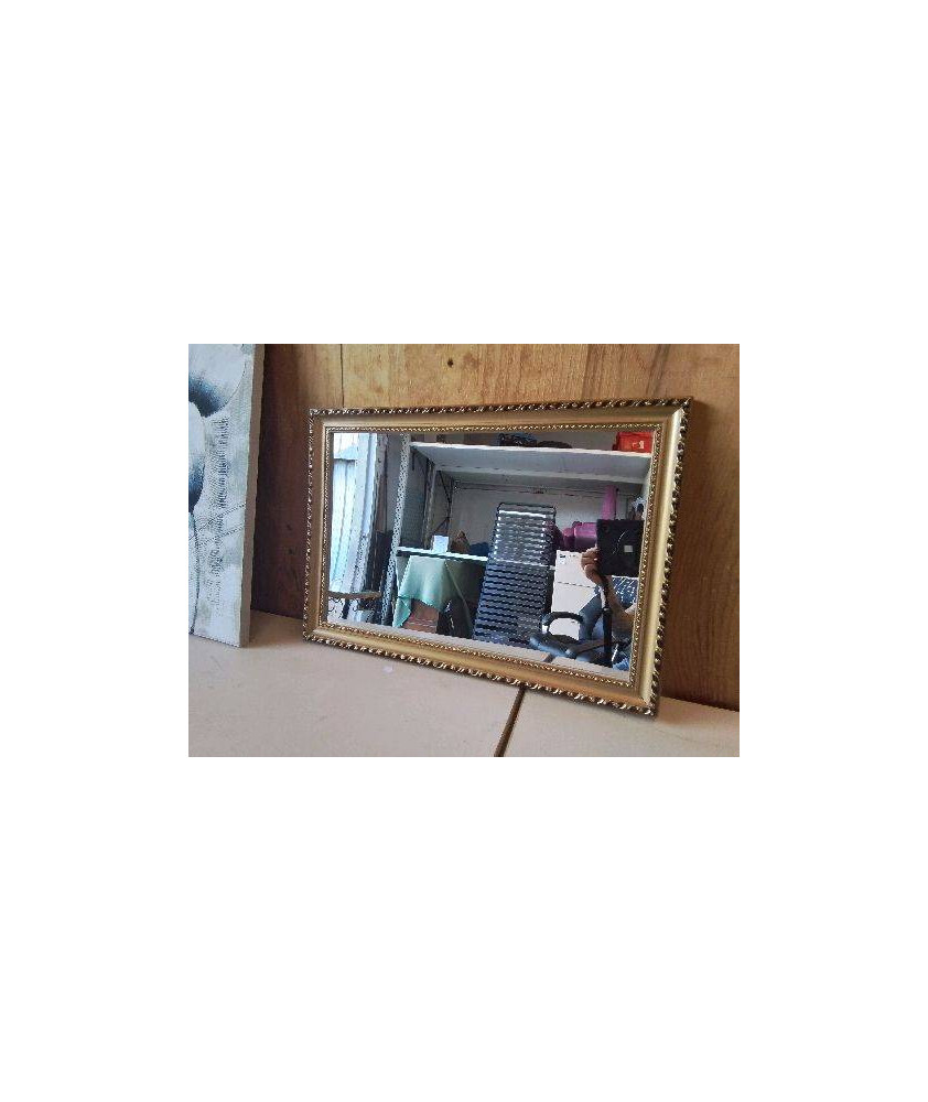 MIROIR CADRE DORÉ 