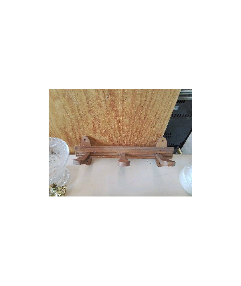 PORTE MANTEAU EN BOIS STYLE ART DECO 