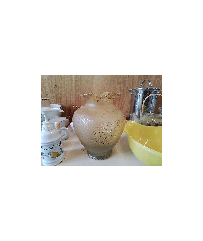 VASE TACHETÉ DORÉ 