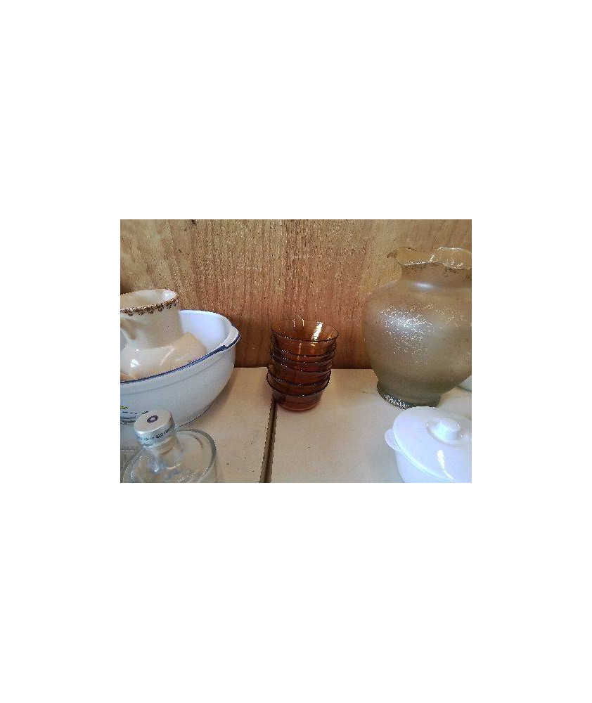 BOL ORANGE EN VERRE