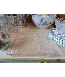 PLAT EN VERRE CARRÉ 