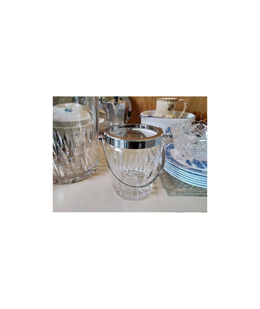 SEAU À GLAÇON EN CRISTAL 