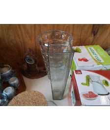 VASE EN VERRE RECTANGULAIRE 